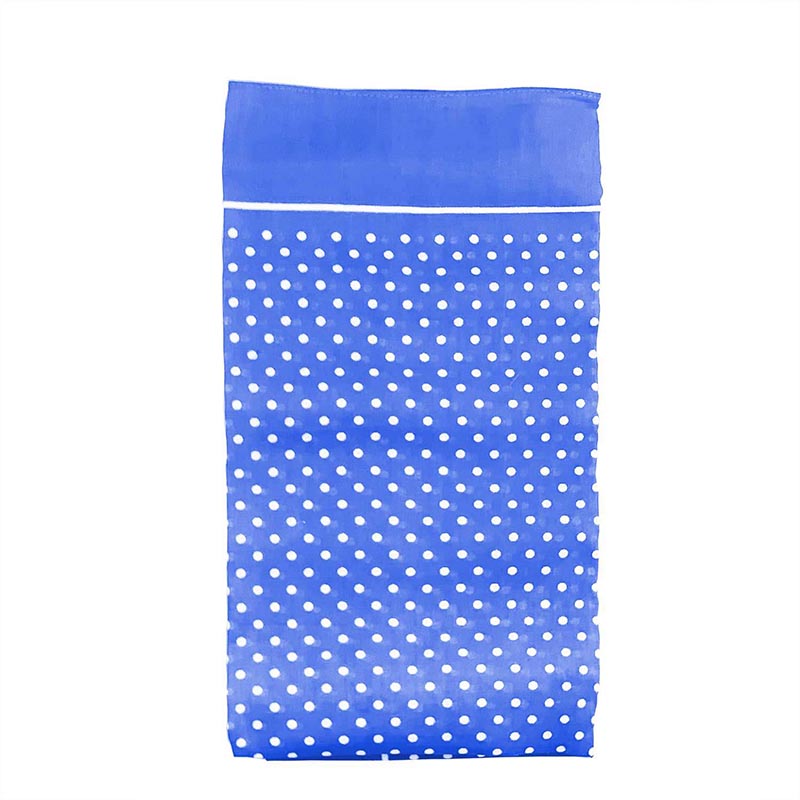 Handkerchief - Light Blue Polka Dot