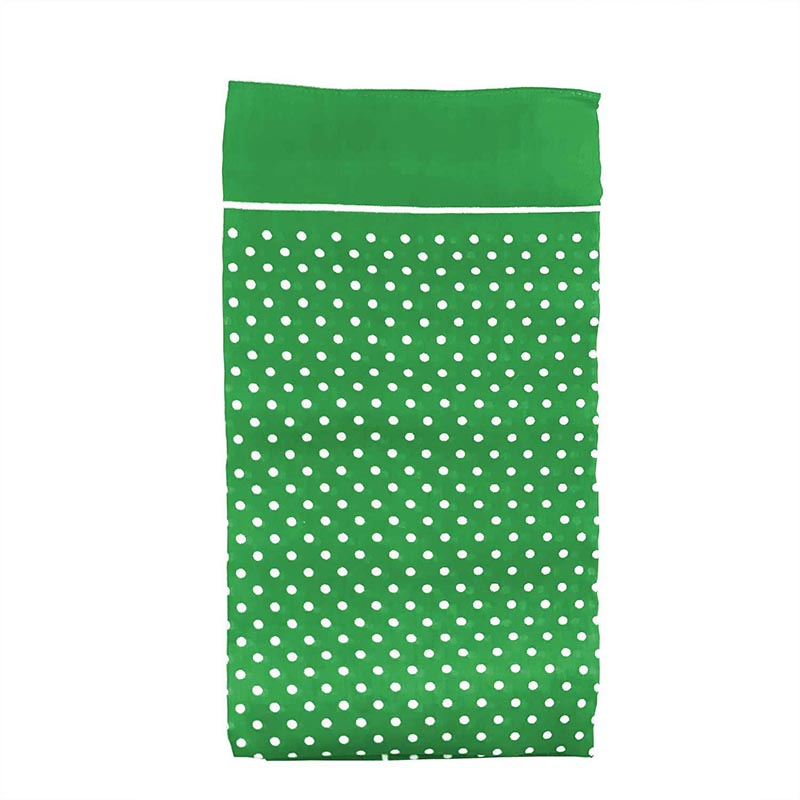 Handkerchief - Green Small Polka Dot