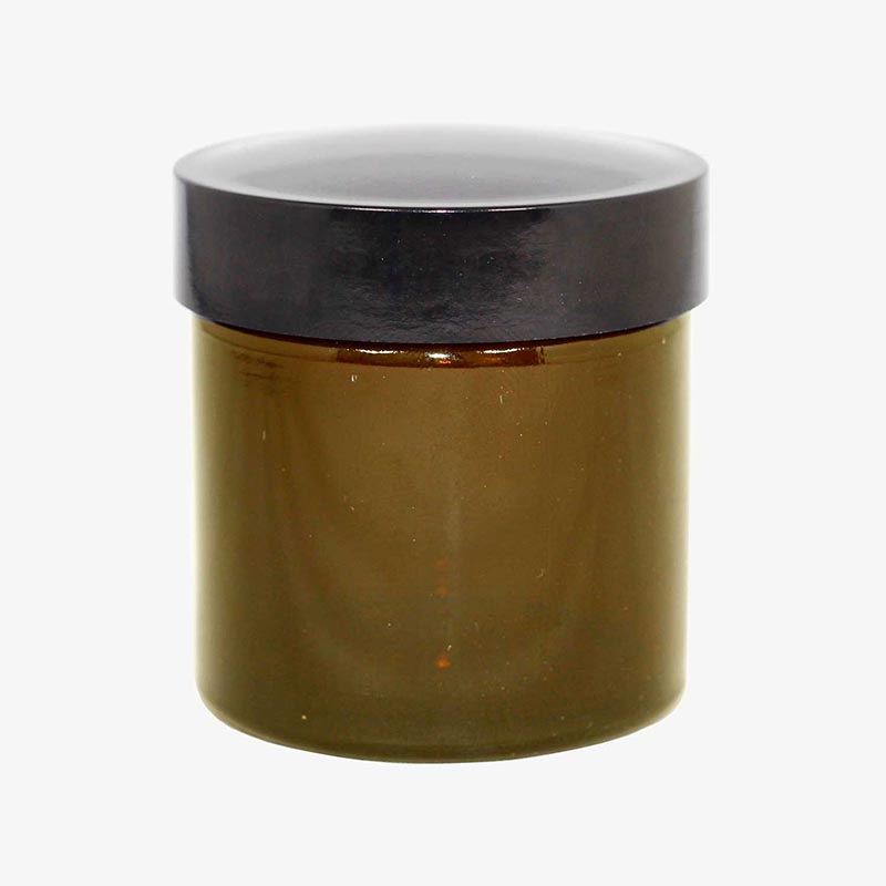 Glass Jar Amber