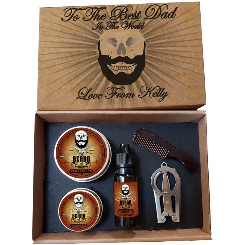 Beard and Mustache Styling Kit: Cedarwood